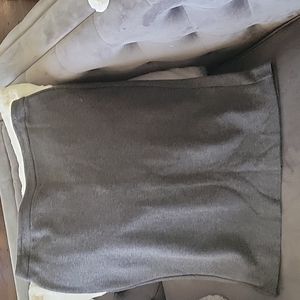 Grey pencil skirt